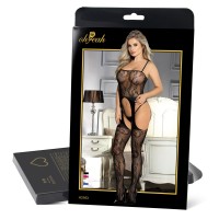 Bodystocking, PLUS SIZE, NEON PINK